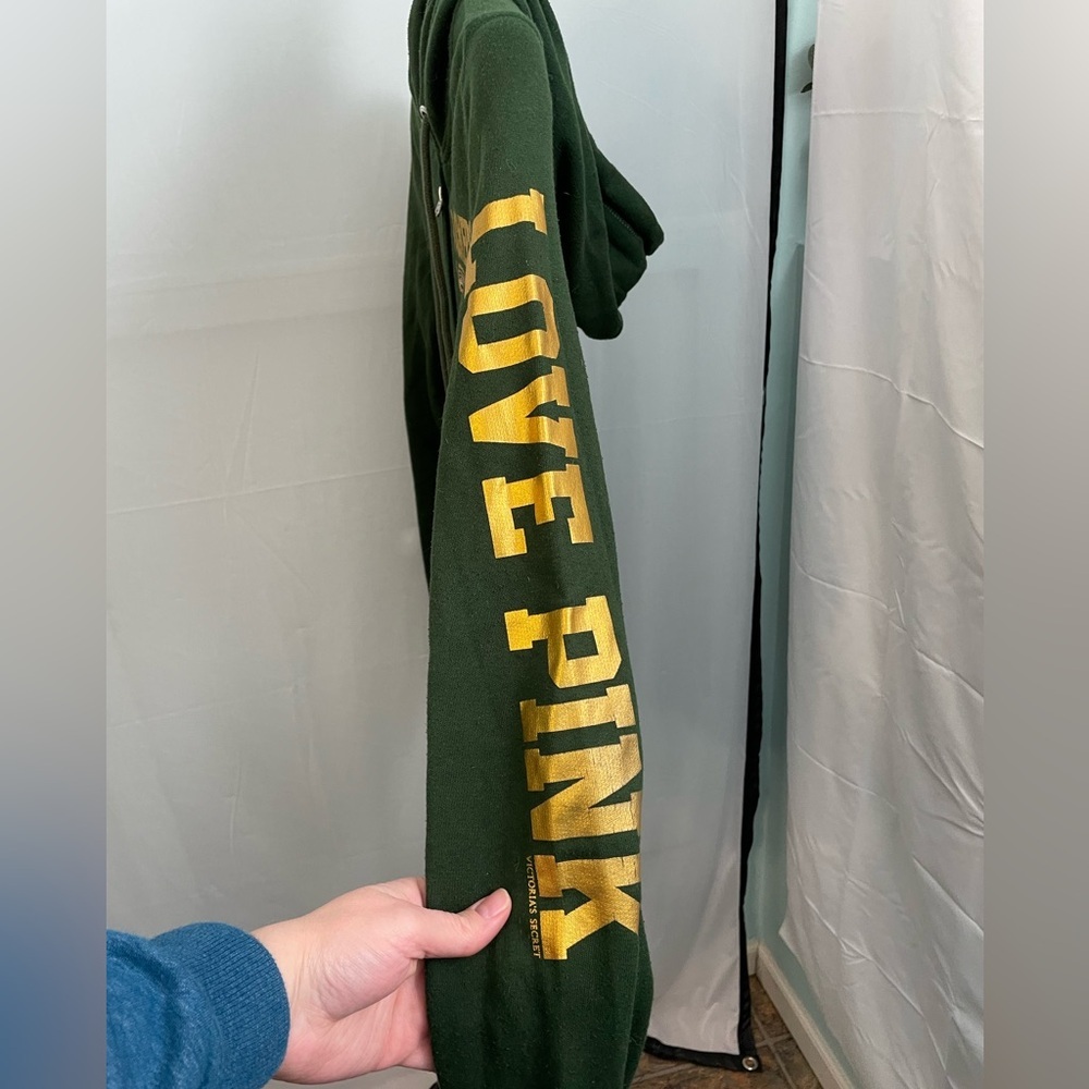 Victoria secret PINK Green Bay Packers Hoodie size medium - Picture 2 of 10